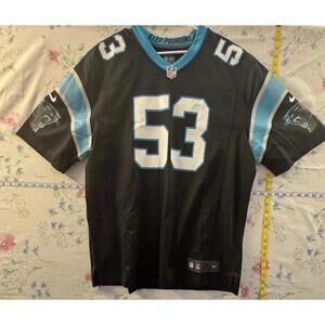 NEW Carolina Panthers BRIAN BURNS #53 Nike Men's Jersey Size XL NFLPA On Field‎